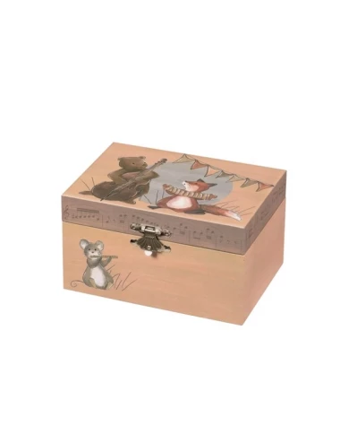 Coffret a bijoux musical musiciens