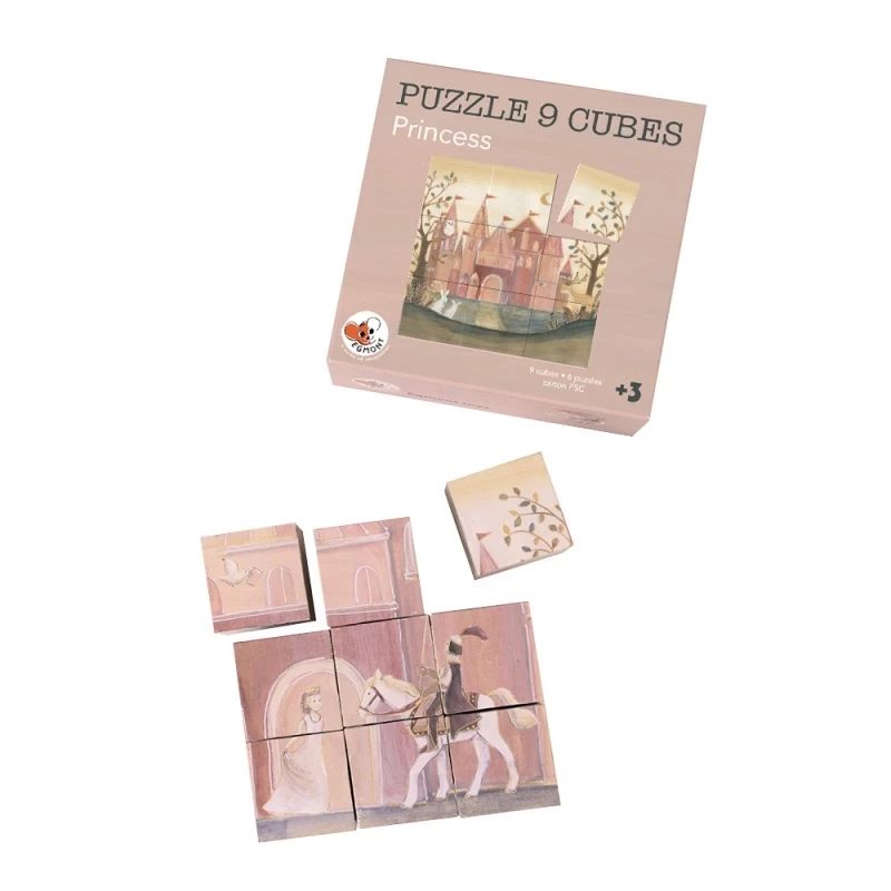 Puzzle cubes princesse