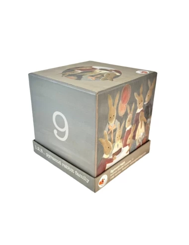 Pyramide 1.2.3 famille lapin