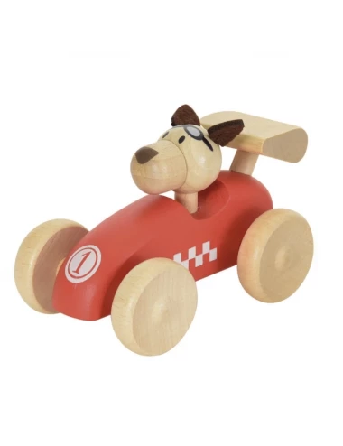 Voiture de course en bois