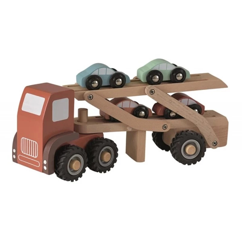 Camion de transport pour voitures en bois