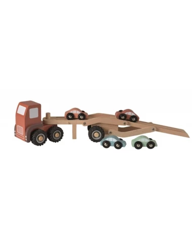 Camion de transport pour voitures en bois