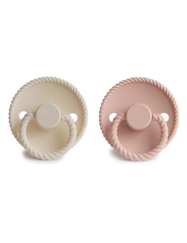 Rope silicone - 2-pack (couleur : blush/cream - taille : t1)