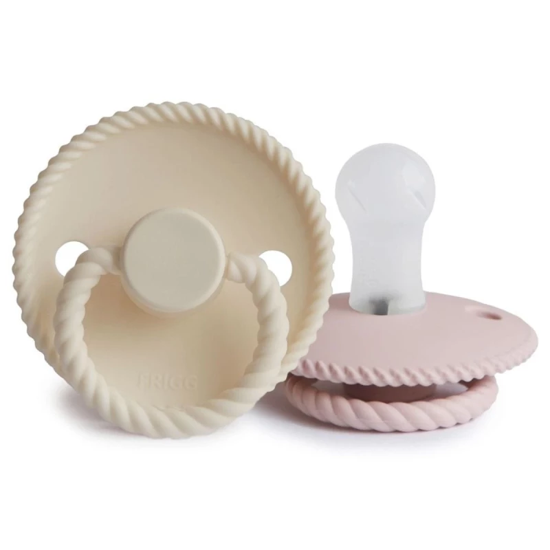 Rope silicone - 2-pack (couleur : blush/cream - taille : t1)