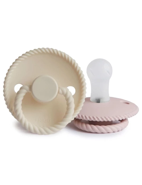Rope silicone - 2-pack (couleur : blush/cream - taille : t1)