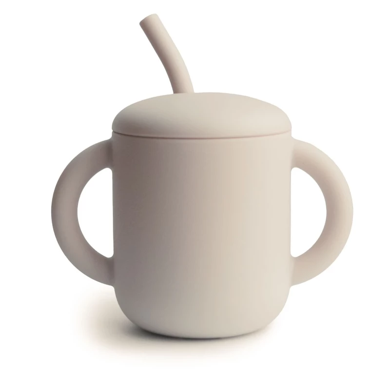 Training cup + straw (couleur : shifting sand)