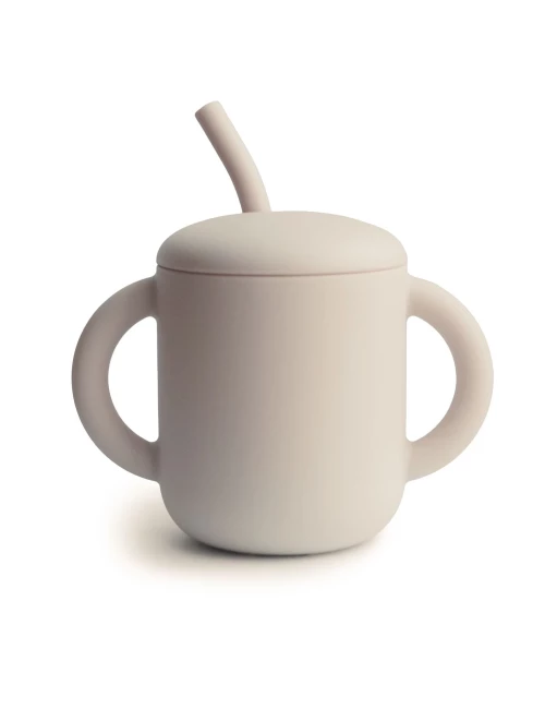 Training cup + straw (couleur : shifting sand)