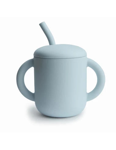 Training cup + straw (couleur : powder blue)