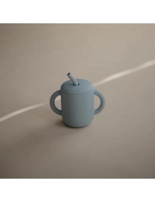 Training cup + straw (couleur : powder blue)