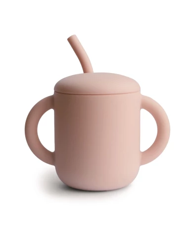 Training cup + straw (couleur : blush)
