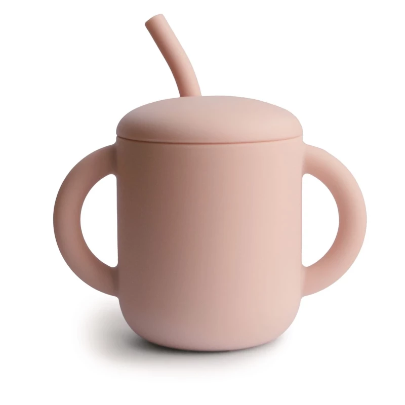 Training cup + straw (couleur : blush)