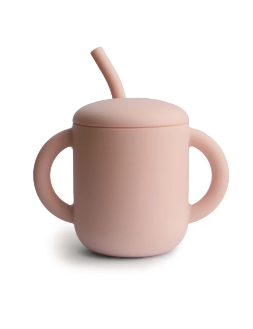 Training cup + straw (couleur : blush)