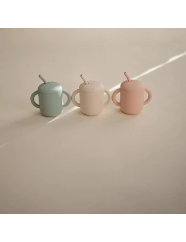 Training cup + straw (couleur : blush)