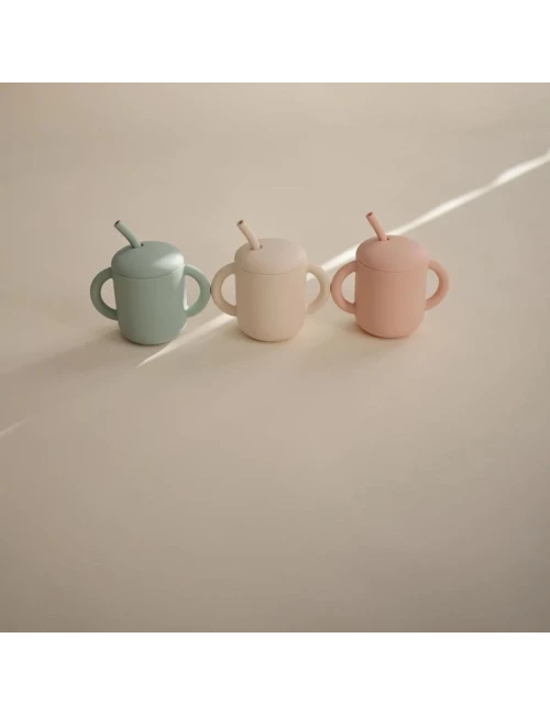 Training cup + straw (couleur : blush)