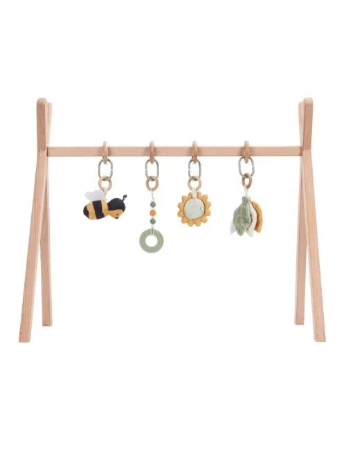 Set d'activité pour arche vert, lot de 4 jeux à suspendre