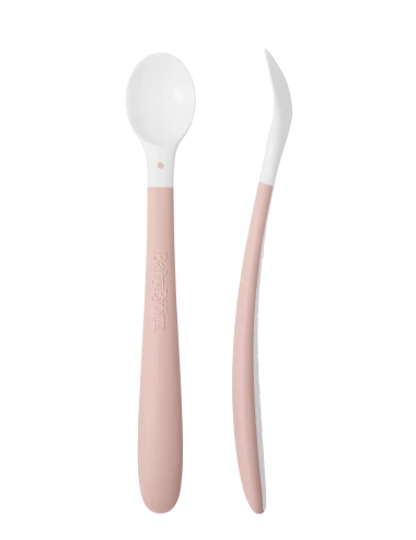 Cuillère Premier Âge - Rose pastel