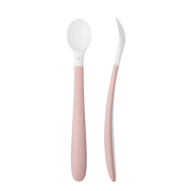 Cuillère Premier Âge - Rose pastel