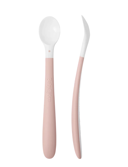 Cuillère Premier Âge - Rose pastel