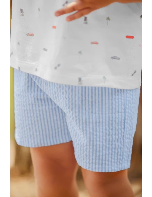 Short - Rayures