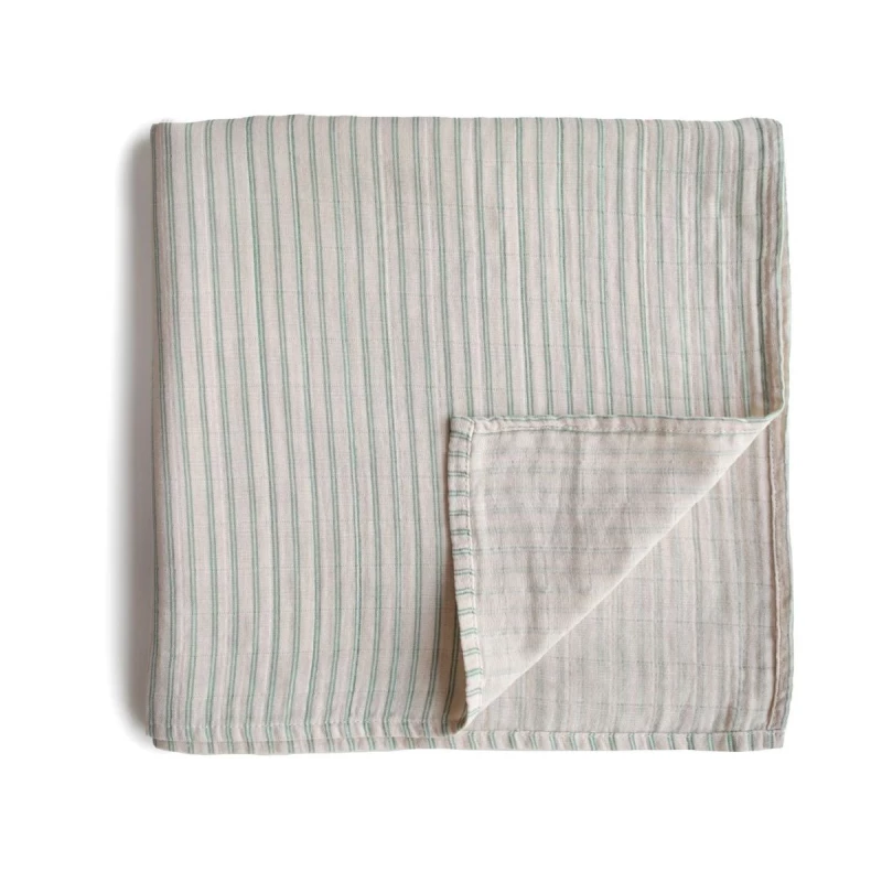 Swaddle (couleur : sage stripes)
