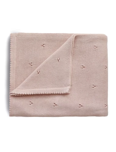 Blanket - pointelle (couleur : blush)