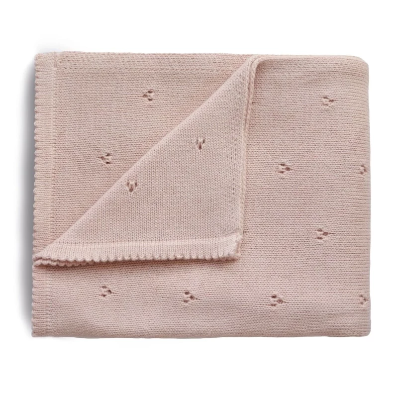 Blanket - pointelle (couleur : blush)