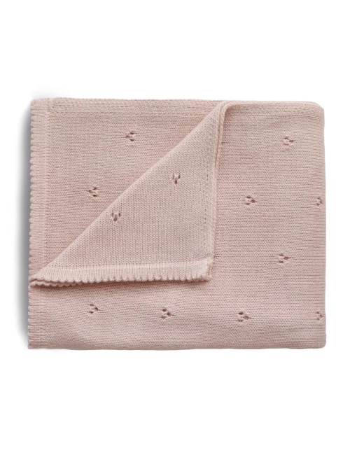 Blanket - pointelle (couleur : blush)
