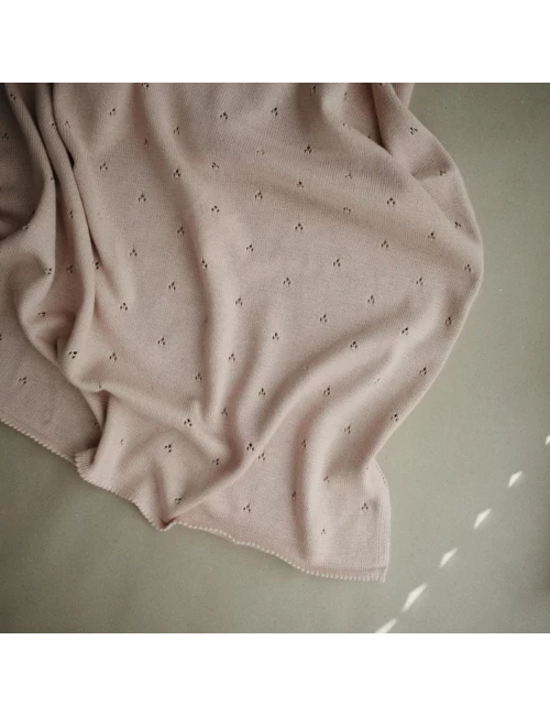 Blanket - pointelle (couleur : blush)
