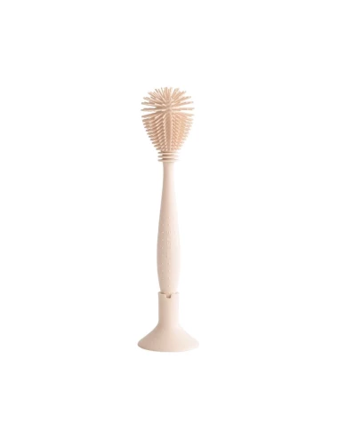 Silicone baby bottle brush (couleur : blush)