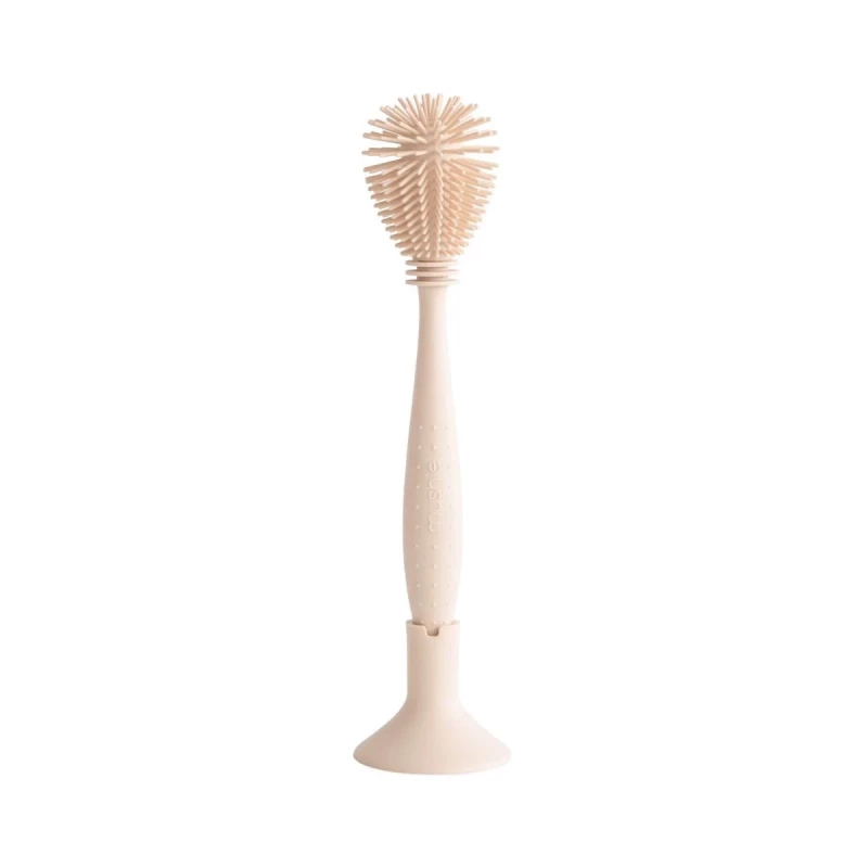 Silicone baby bottle brush (couleur : blush)