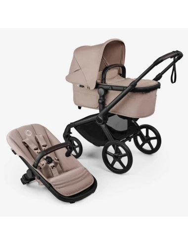 Poussette - Bugaboo Fox 5 Renew (Black/Taupe désert)