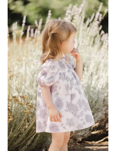 Robe - Imprimé lilas