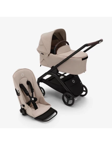 Poussette - Bugaboo Dragonfly (Black/Taupe désert)