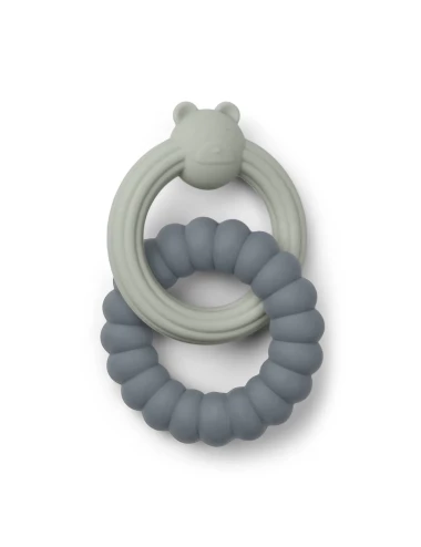 Herbert Mr. Bear Teether Mr bear blue mix