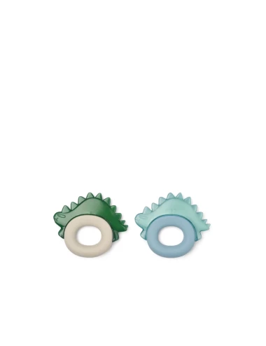 Rita Dino Cooling Teether 2-Pack Blue fog multi mix