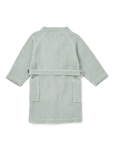 Bertha Bathrobe Y/D stripe Peppermint / Creme de la creme