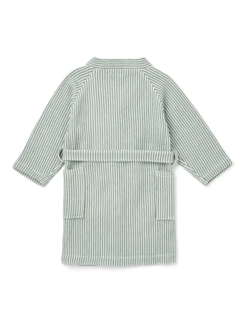Bertha Bathrobe Y/D stripe Peppermint / Creme de la creme