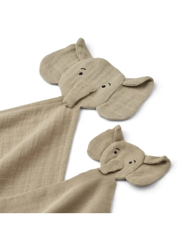 Alya Elephant Cuddle Cloth Set Mist