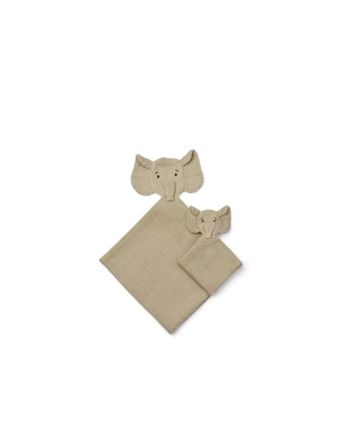 Alya Elephant Cuddle Cloth Set Mist