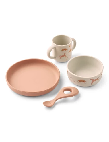 Vivi Printed Tableware Set Dream / Ecru