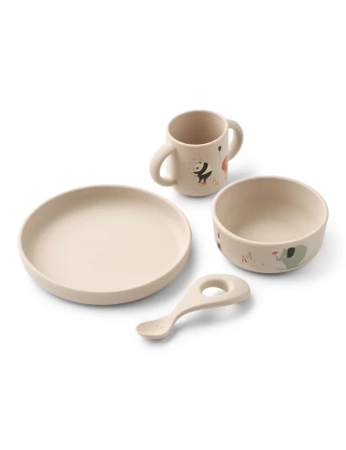 Vivi Printed Tableware Set Circus / Sandy