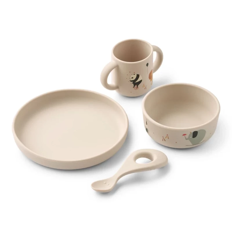 Vivi Printed Tableware Set Circus / Sandy