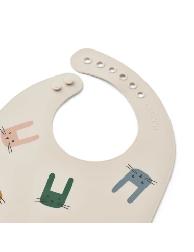 Set 2 Bavoirs en silicone - Bunny / Sandy