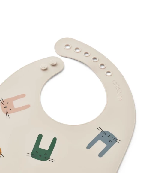 Set 2 Bavoirs en silicone - Bunny / Sandy