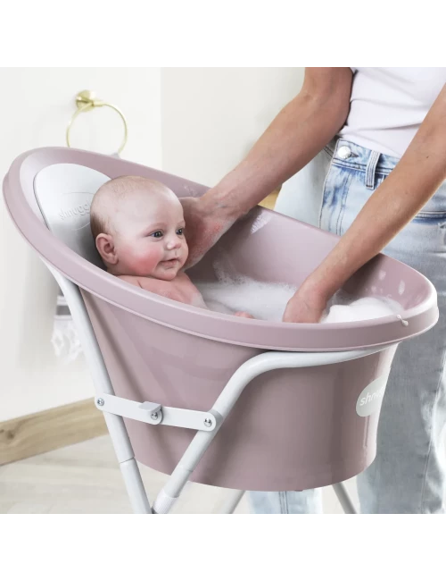 Support de bain pour bébé Shnuggle Design pliable
