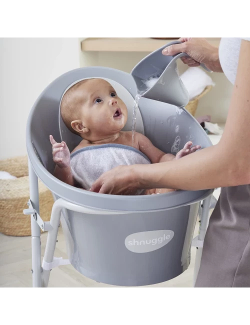 Pichet de bain Shnuggle Washy Taupe