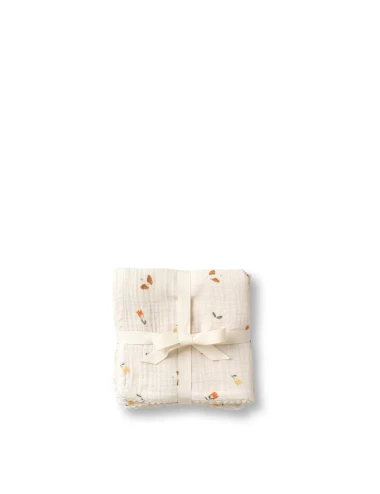 Lot de 3 langes, mousseline, Songbirds