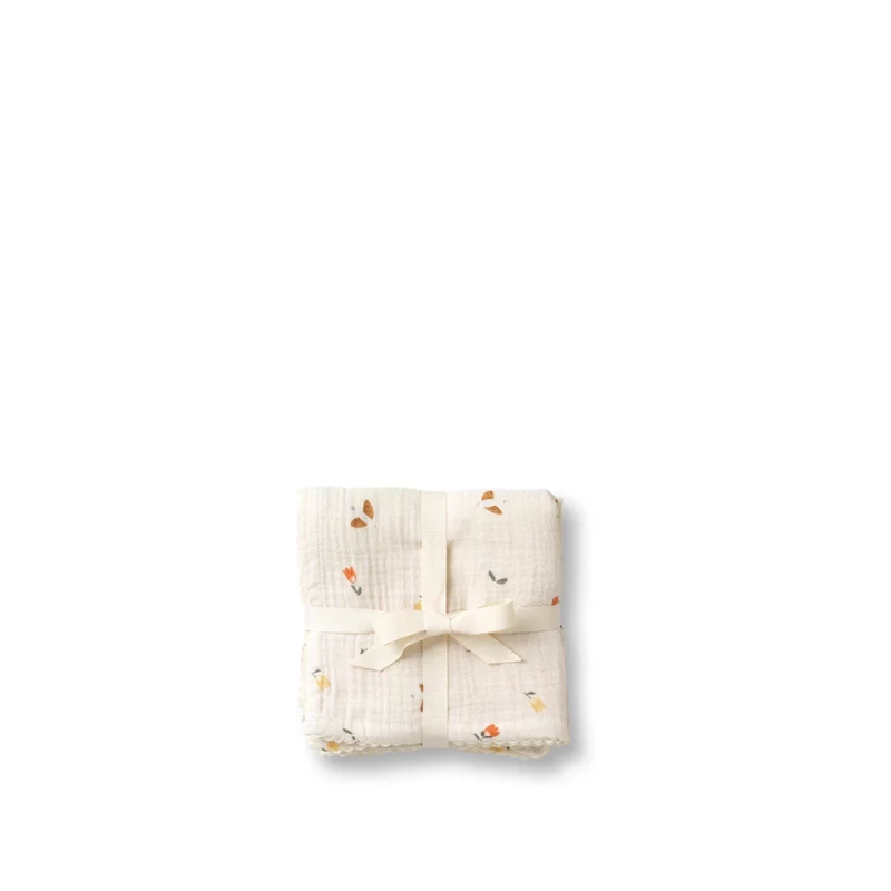 Lot de 3 langes, mousseline, Songbirds