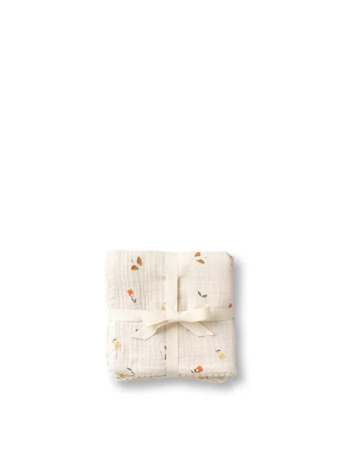 Lot de 3 langes, mousseline, Songbirds