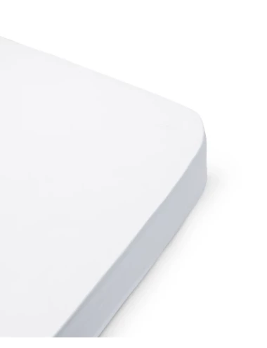 Drap housse bébé, 68x162x12 cm, Simply White